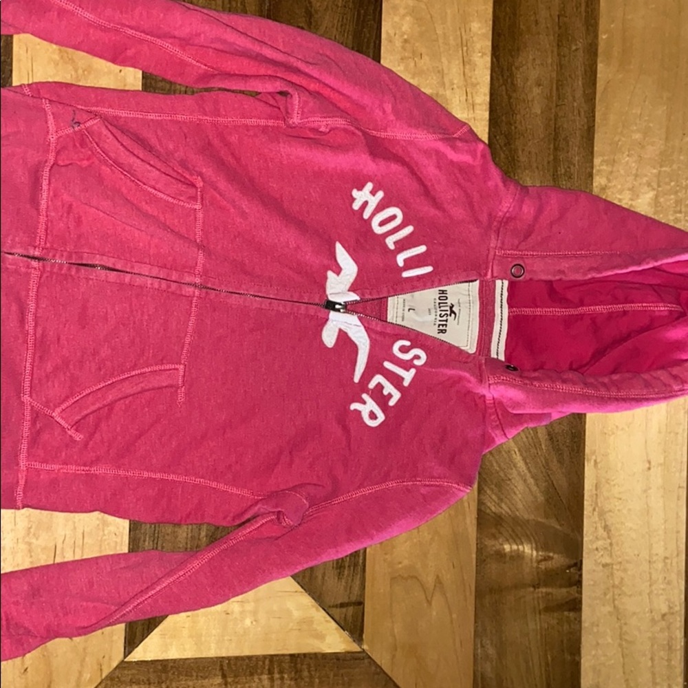 Pink Hollister Hoodie